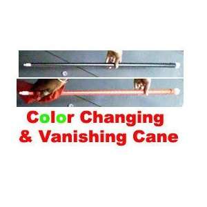  Color Changing & Vanishing Cane   Stage Magic Tric: Toys 