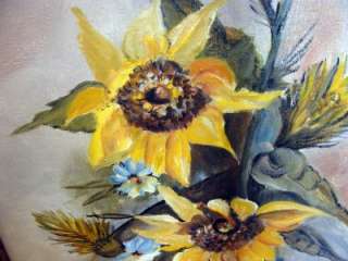   IN A VASE SIGNED BY ARTIST O~CATES DATED 1907 IN ORIGINAL FRAME