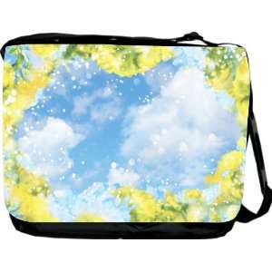  Rikki KnightTM Blue Sky Yellow Messenger Bag   Book Bag 