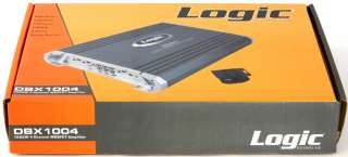 Logic Soundlab DBX1004 1000watt 250x4 Amp Bass Knob NEW  