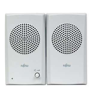  Fujitsu 2 piece Speaker System (Grey): Electronics