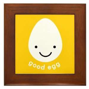  Good Egg Humor Framed Tile by 
