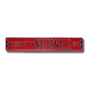   AVE Red Authentic METAL STREET SIGN (6 X 36)