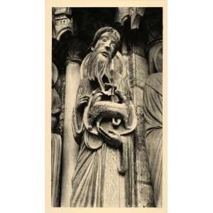 1937 Chartres Cathedral John Baptist Lamb God Christ 
