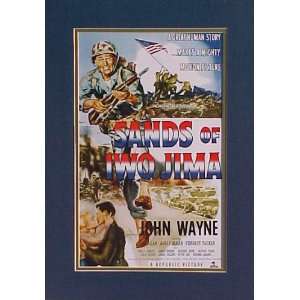  Sands Of Iwo Jima John Wayne Picture Plaque Unframed: Home 