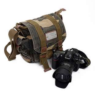 Canvas Canon Nikon Sony SLR DSLR Camera Shoulder Bags  