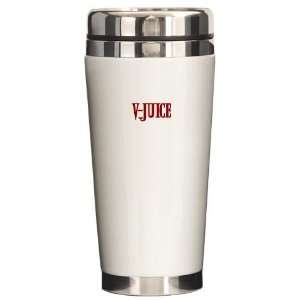  V Juice True blood Ceramic Travel Mug by  