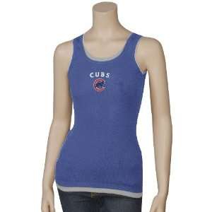    Chicago Cubs Ladies Royal Blue Impact Tank Top: Sports & Outdoors