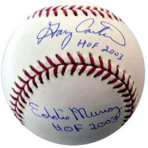 Gary Carter & Eddie Murray HOF Autographed Baseball  