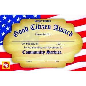  Eureka Weekly Reader Good Citizen Recognition Awards 