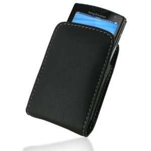  PDair VX1 Black Leather Case for Sony Ericsson Xperia Mini 
