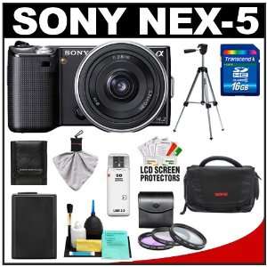  Sony Alpha NEX 5 Digital Camera Body & E 16mm f/2.8 