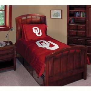 Oklahoma Sooners Comforter Set   Twin/Full Bed  Sports 