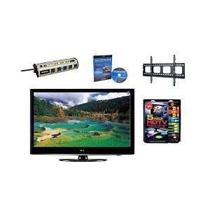  LG 37LH30 HDTV + Hook up Kit + Power Protection 