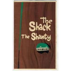  The Shack & The Shanty Menus Spokane Washington 1963 