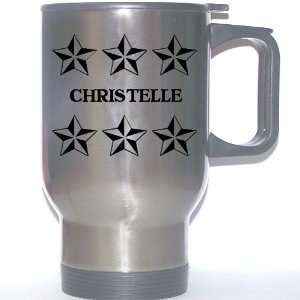  Personal Name Gift   CHRISTELLE Stainless Steel Mug 