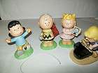 WESTLAND GIFTWARE SET OF 4 PEANUTS FIGURES LUCY CHARLIE