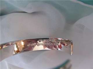 Tiffany & Co Atlas Cuff Sterling Silver Bracelet ©1997  