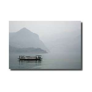  Boat On Yangtze River Three Gorges Region China Giclee 