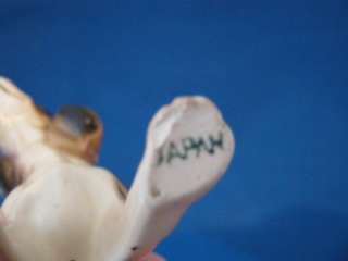 Vintage 4 beagle porcelain figurine made in Japan EUC  