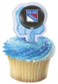 12 New York Rangers Hockey Puck Cupcake Picks New  