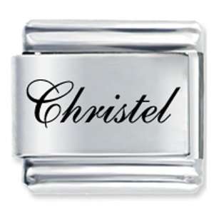    Edwardian Script Font Name Christel Italian Charm Pugster Jewelry