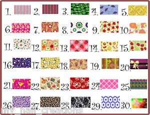 FRENCH TIP NAIL ART DECALS #5 •PICK YOUR DESIGN•  