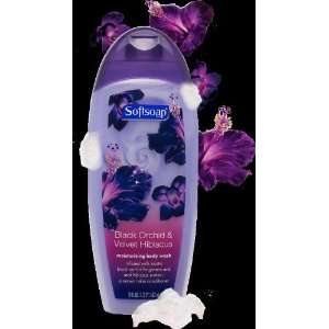  Softsoap Body Wash, Black Orchid and Velvet Hibiscus, 18 
