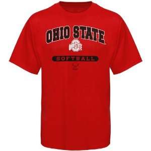   : Russell Ohio State Buckeyes Red Softball T shirt: Sports & Outdoors