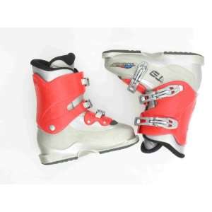   Performa T3 Red Gray Used Ski Boots Teen Cuff Wear