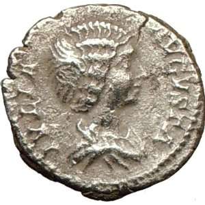 JULIA DOMNA Septimius SeverusWife 199AD Ancient Roman Coin Pietas DUTY 