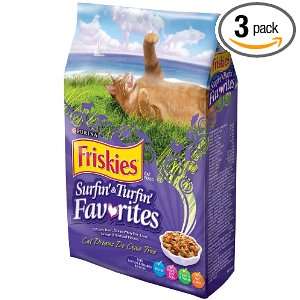 Purina Friskies Surf & Turf Favorites, 3.15 Pounds (Pack of 3):  