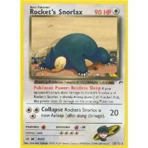  Rockets Snorlax   Gym Heroes   33 [Toy] Toys & Games