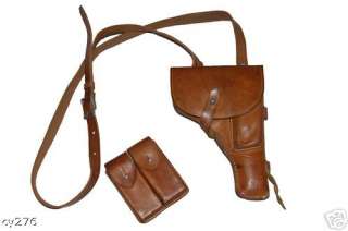 Russian officer tokarev pistol holster and ammo pouch  