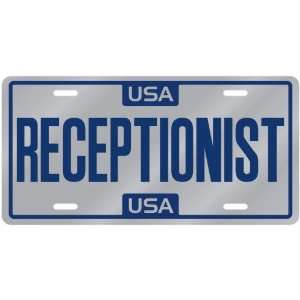  New  Usa Receptionist  License Plate Occupations