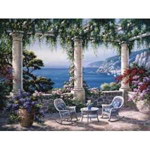 Sung Kim   Mediterranean Terrace Canvas