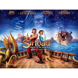  Sinbad Legend Of The Seven Seas   Original Movie Poster 