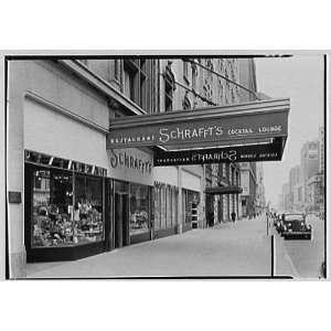   57th St., New York City. Sidewalk, view to west 1940