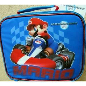 Mario Kart Racing Wii Lunch Box Blue 