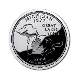  Creative Clam Michigan State Quarter Mint Image 2 7/8 Inch 