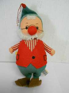Vintage R Dakin Dream Dolls Santa Elf Style Doll  