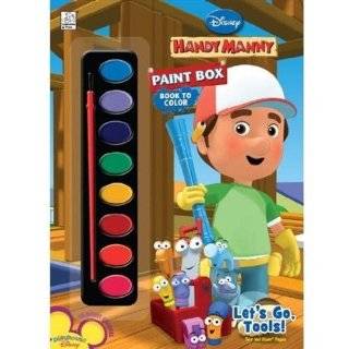 Handy Manny Paint Box Book to Color