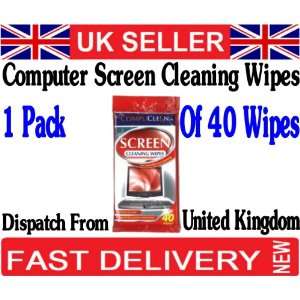   Computer Lcd Tv Plasama Monitor Screen Cleaning Wipes New: Computers