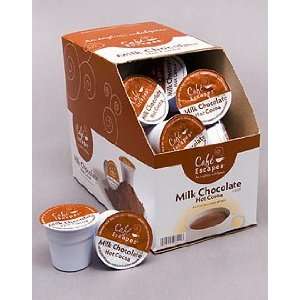 Cafe Escapes MILK CHOCOLATE Hot Cocoa 24 K Cups for Keurig Brewers 