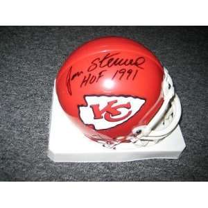Jan Stenerud Autographed Mini Helmet   PSA COA HOF   Autographed NFL 