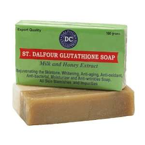  St Dalfour Milk & Honey Glutathione Whitening Soap Beauty