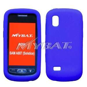  SAMSUNG A887 Solstice Solid Skin Case Electric Blue 