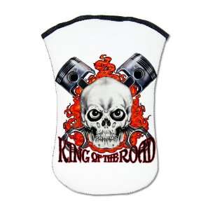  Kindle Sleeve Case (2 Sided) King of the Road Skull Flames 