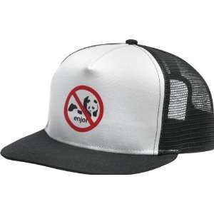   Enjoint Mesh Hat Adjustable Black White Skate Hats: Sports & Outdoors