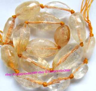 Faceted Natural Citrine 15 26mm Gemstone Beads 16  